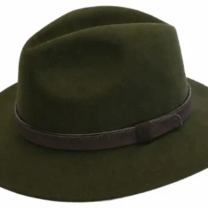 Lodenhut Rollhut m. Ledergarnitur, Grün Sale
