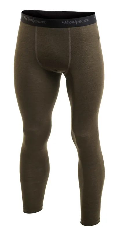 Zertifiziert Woolpower Unterhose Lite o. Eingriff, Pine green