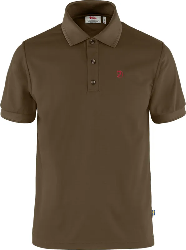 Heißes Angebot Fjällräven Poloshirt Crowley Pique, Dark Olive