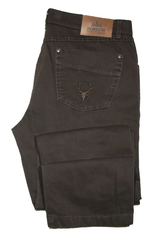 Foresta Jeans-Fivepocket mit Stick, Braun Jetzt Bestellen