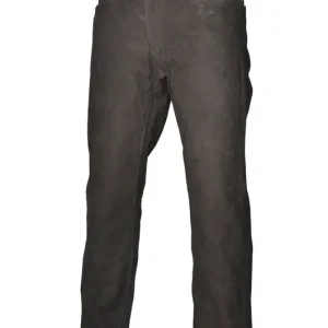 Saisonangebot Hubertus Lederhose Echtes Büffelleder, Braun