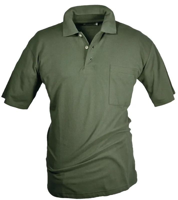 Hubertus Polo-Shirt, Oliv Markenware