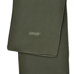 Skogen Fleece-Schal, Oliv Abverkauf