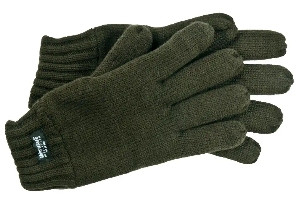 Skogen Strick Finger-Handschuhe, Olive Garantierte Lieferung