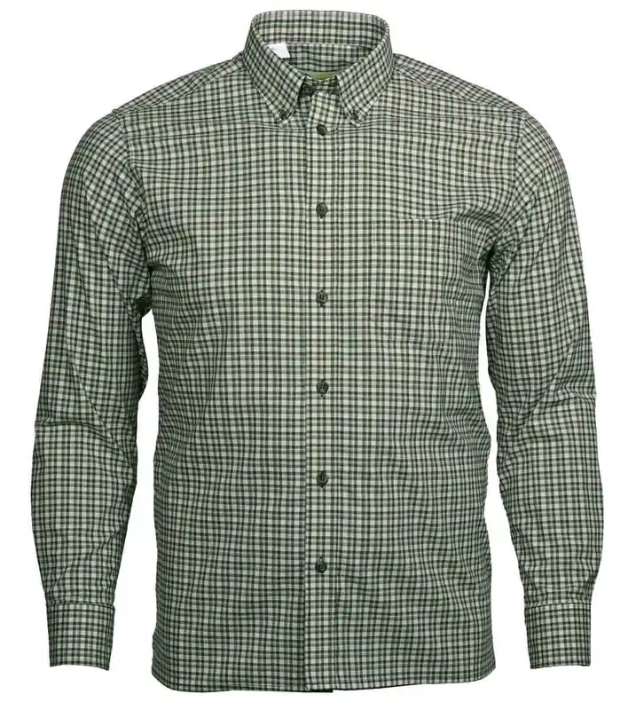 Nur Heute Skogen Hemd Button Down, Oliv