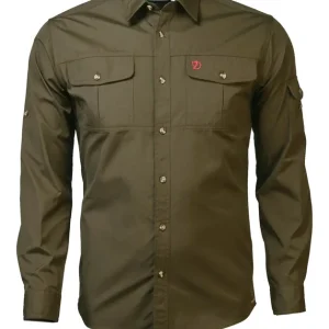Solange Der Vorrat Reicht Fjällräven Shirt Singi Trekking, Dark Olive