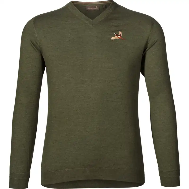 Direktkauf Seeland Pullover Woodcock V-Ausschnitt, Classic Green