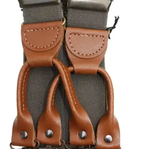 Foresta Rollenzugträger mit Clip 120x3,5cm, oliv Neu