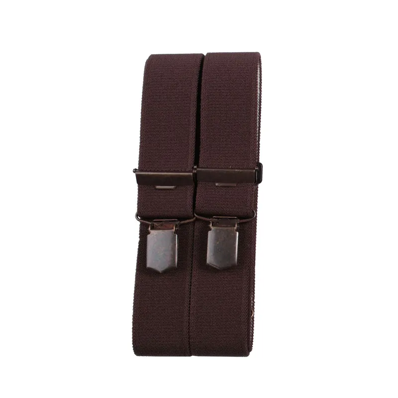 Aktuell Foresta Hosenträger mit Clip 120x3,5cm, Braun