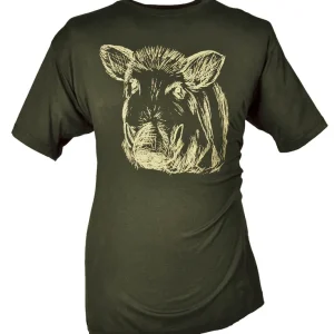 Sonderangebot Hubertus T-Shirt Keilerkopf, Oliv