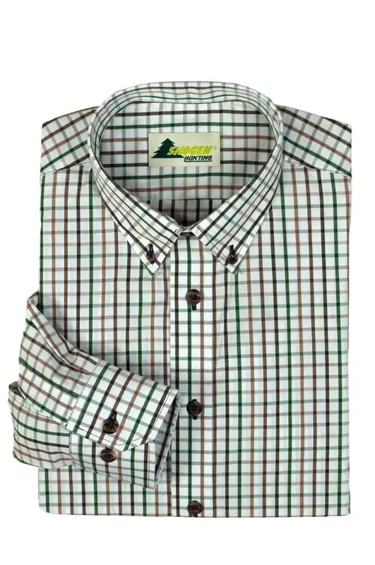 Preiswert Skogen Hemd Armlänge 70cm Button Down, Brown/Beige