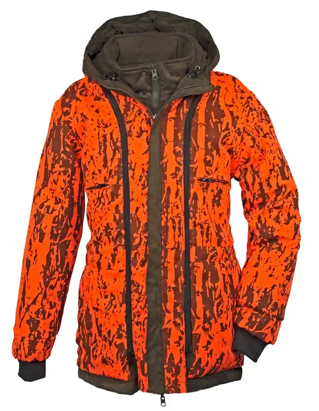 Sofort Bestellen Hubertus Wendejacke Micro Camo Janus, Camo Oliv/Orange