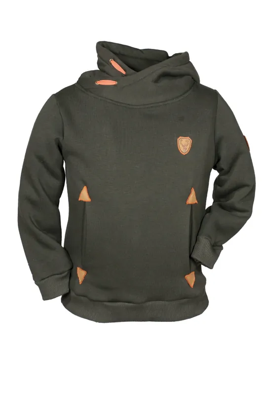 Hubertus Kinder Hoody Outdoor, Oliv Top-Angebot