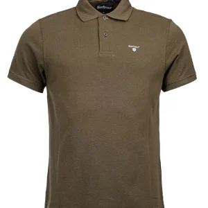 Barbour Poloshirt Tartan Pique, Dk. olive/classic Nur Heute