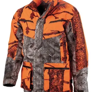 Preisreduziert Treeland Signaljacke Treeland, Orange Camouflage
