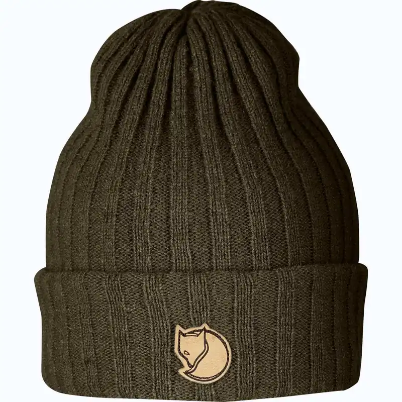 Neu Im Sortiment Fjällräven Strickmütze Byron Hat, Dark Olive