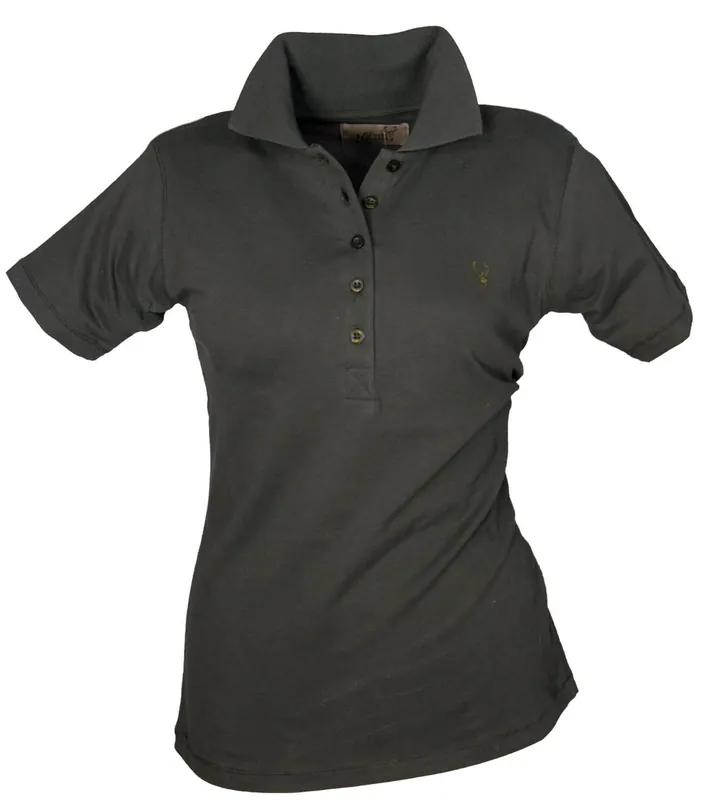 Sonderaktion Hubertus Pique Shirt Damen, dkl. oliv