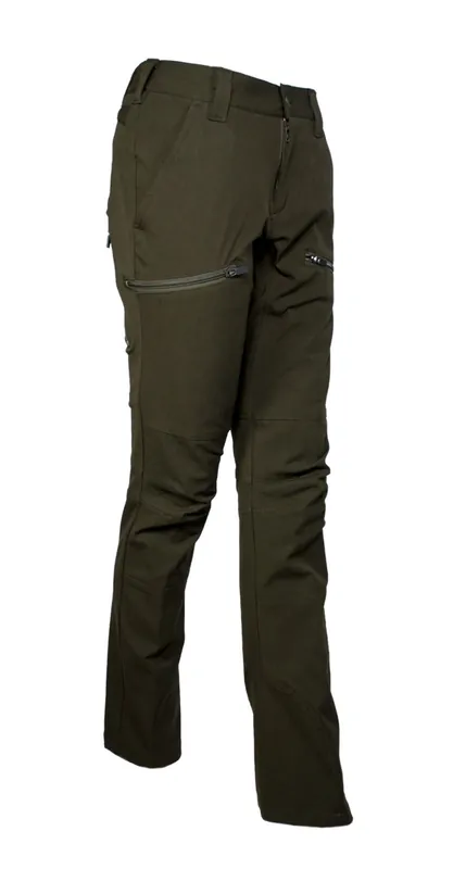 Hubertus Jagdhose Stretch Emma, Oliv Preis Gesenkt