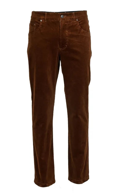 Foresta Cordhose m. Stretch, Cognac Preiswert