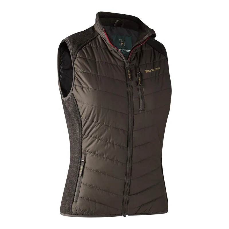 Sonderangebot Deerhunter Weste Caroline Padded, Brown Leaf