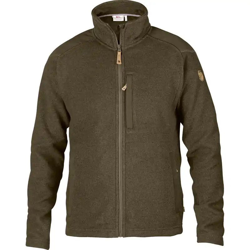 Fjällräven Fleecejacke Buck, Dark Olive Bestpreis