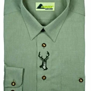 Skogen Hemd Chambray-Stick Hirsch, Lind Sonderaktion