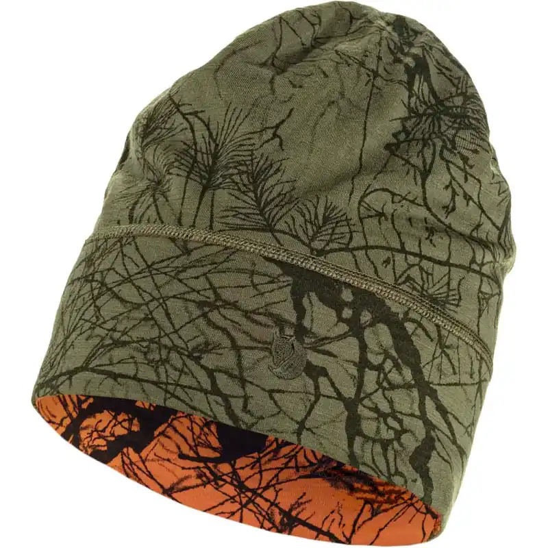 Direktkauf Fjällräven Beanie Lappland, Green Camo - Orange Multi