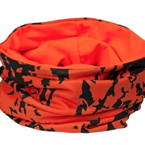 Must-Have Skogen Neckwarmer Camo Signal, Orange Schwarz Tarn