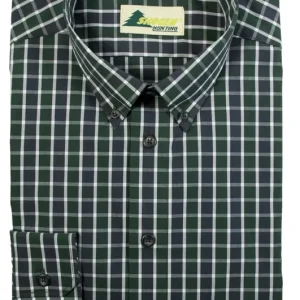 Skogen Hemd Slim Line Armlänge 70 cm, Green/Black Echt