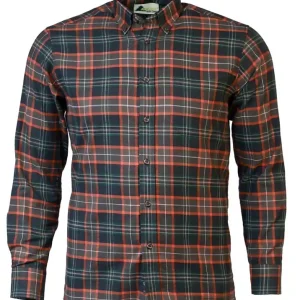 Skogen Hemd 1/1 Arm Button Down, Oliv Schneller Versand