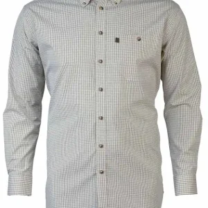 Sale Böcker Hemd Easy Care Comfort Fit, Olive kariert