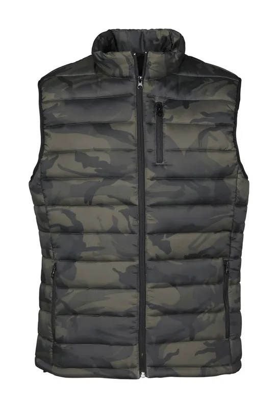 Percussion Steppweste Camo Trek, Camo Khaki Direktkauf