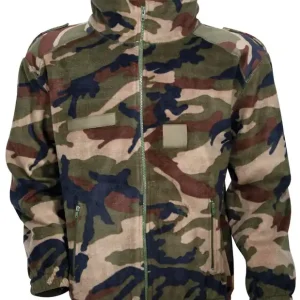 Neue Kollektion Percussion Fleecejacke im Tarnmuster, Tarnmuster Centre Europe