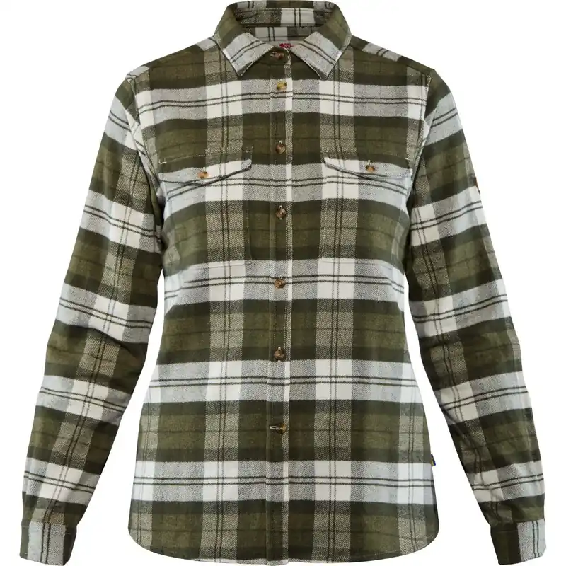 Preiswert Fjällräven Bluse Övik Heavy Flanell, Green