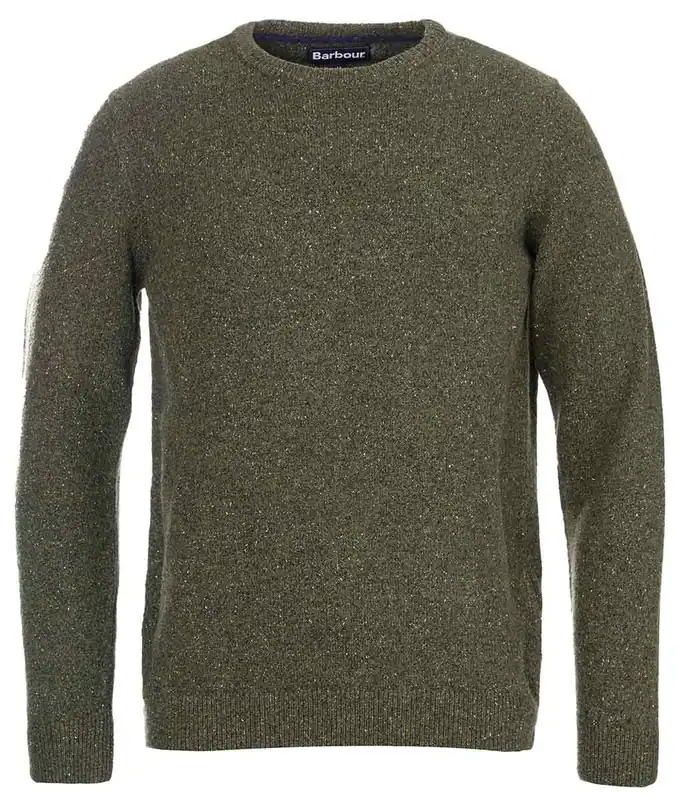 Expressversand Barbour Pullover Essential Tisbury Crew, Dark Seaweed