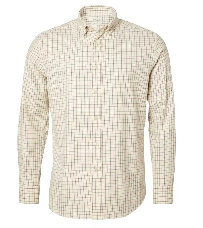 Chevalier Hemd Redway, Dark Red Tattersall Online Kaufen