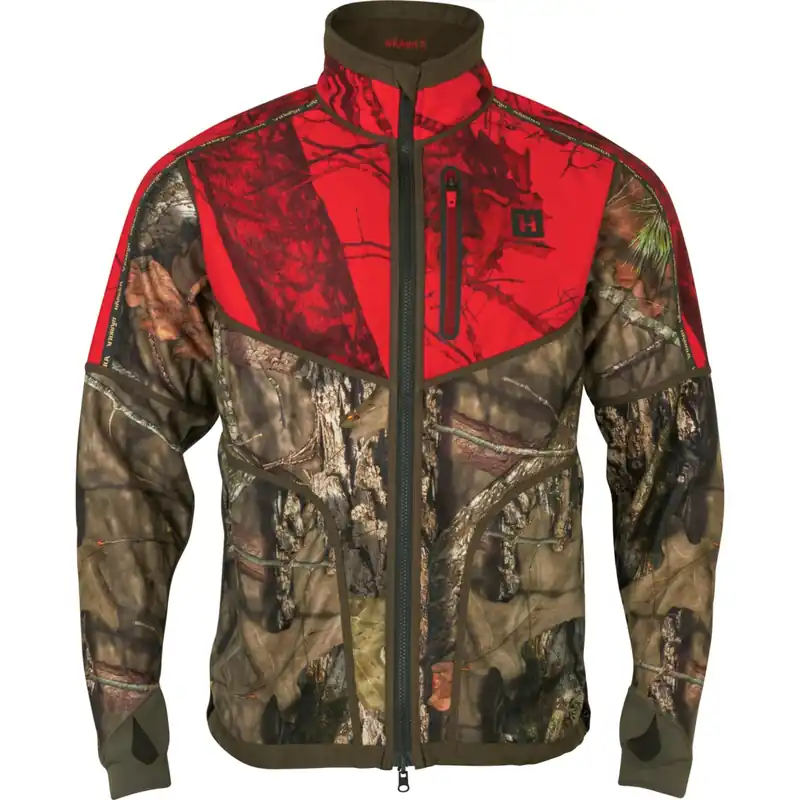 Härkila Fleeejacke Kamko ReversibleWSP, Green/MossyOak Break-upCountry Sichere Zahlung