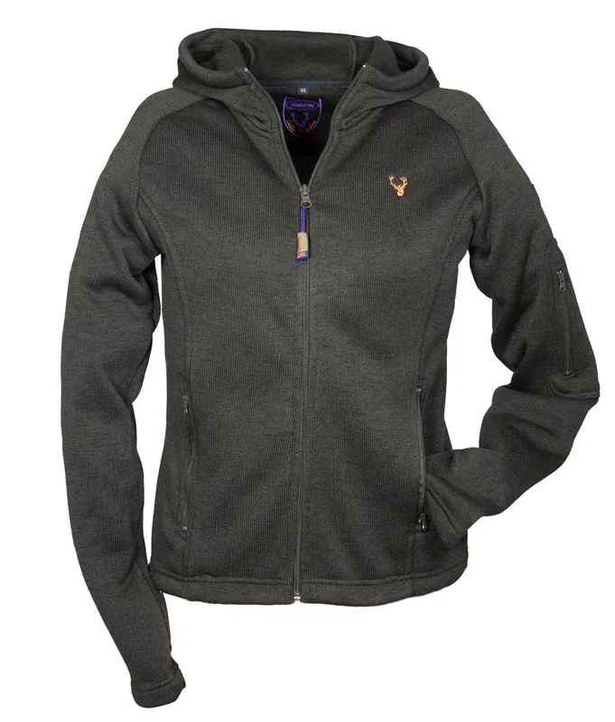 Hubertus Sweatjacke Damen, dkl. oliv Nur Heute