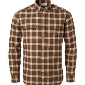 Neuheit Chevalier Hemd Flannel Heron, Holly Green