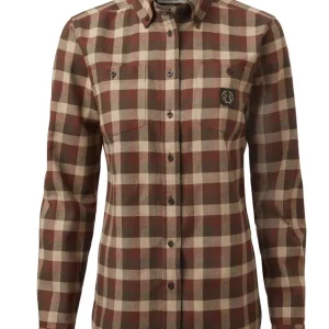 Chevalier Bluse Flannel Heron, Holly Green Checked Neuheit