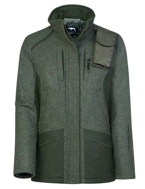 Jagdhund Lodenjacke Wildspitz, Oliv Mega-Angebot