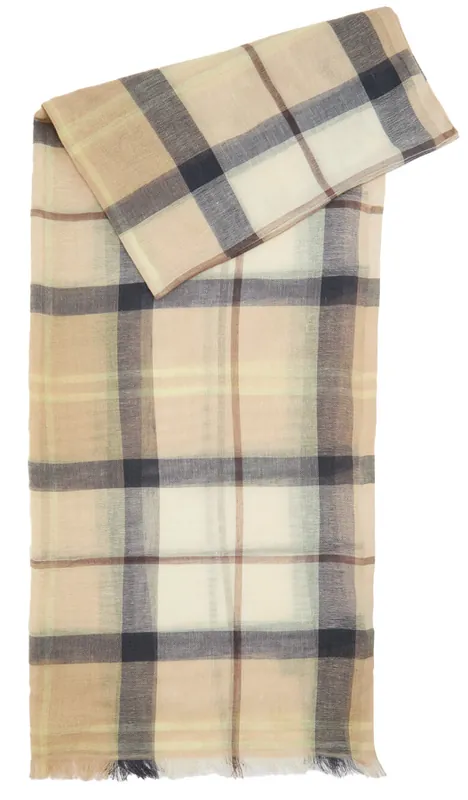 Barbour Schal Welton Tartan, Oban Mist Tartan Super-Preis