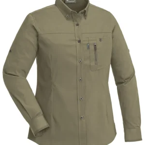 Billig Pinewood Bluse Tiveden Anti-Insect, H.Olive