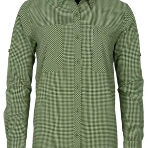 Sofort Bestellen Pinewood Bluse Nature Safe, Pine Green/ Offwhite