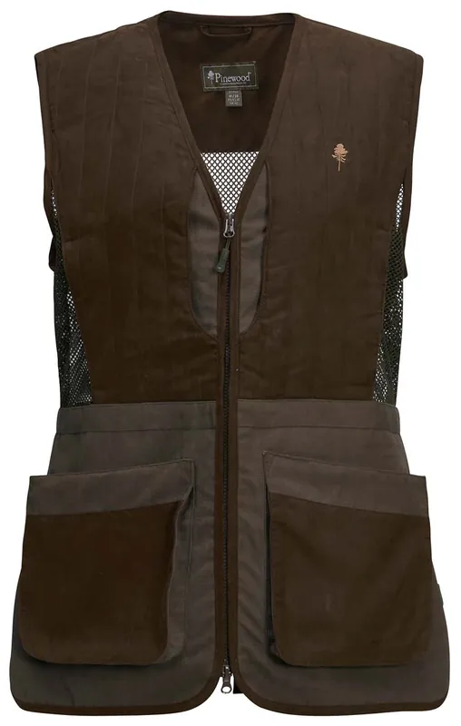 Sonderangebot Pinewood Schießweste, Suede Brown