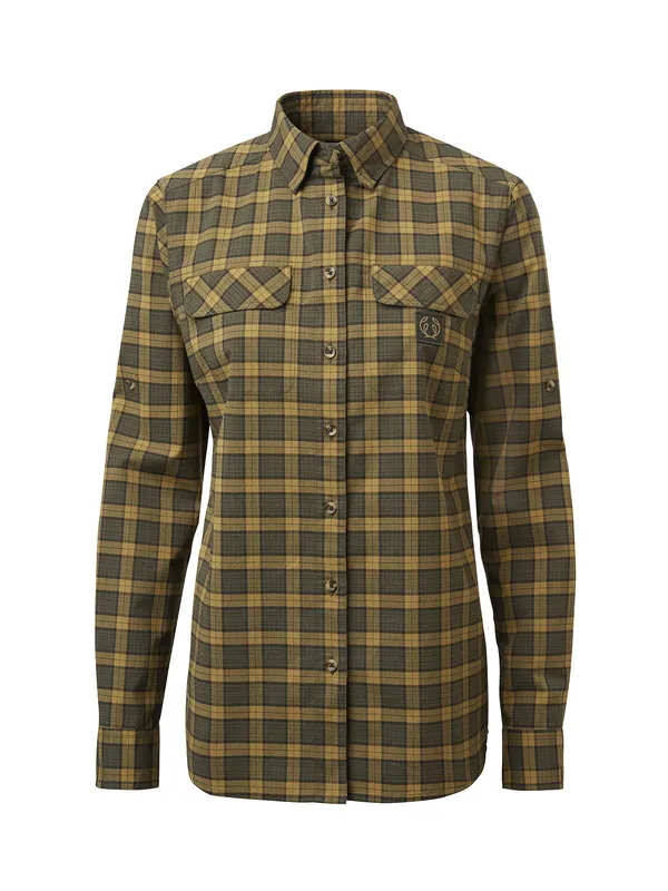 Top-Preis Chevalier Bluse Creek Coolmax, Moss Checked