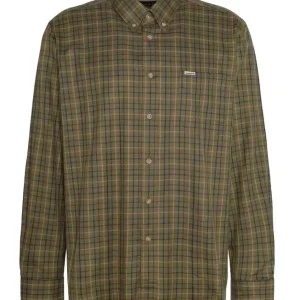 Wochenendangebot Barbour Hemd Sporting Tattersall, Mid olive