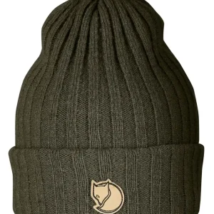Fjällräven Strickmütze Byron Hat, Dark Olive - Taupe Neue Kollektion