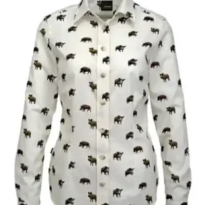 Skogen Bluse Schwein, Multicolor Sonderangebot