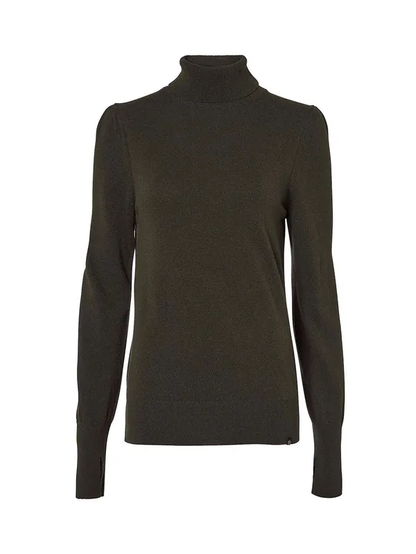 Chevalier Rollkragenpullover Agnes, Leather Brown Garantierte Lieferung